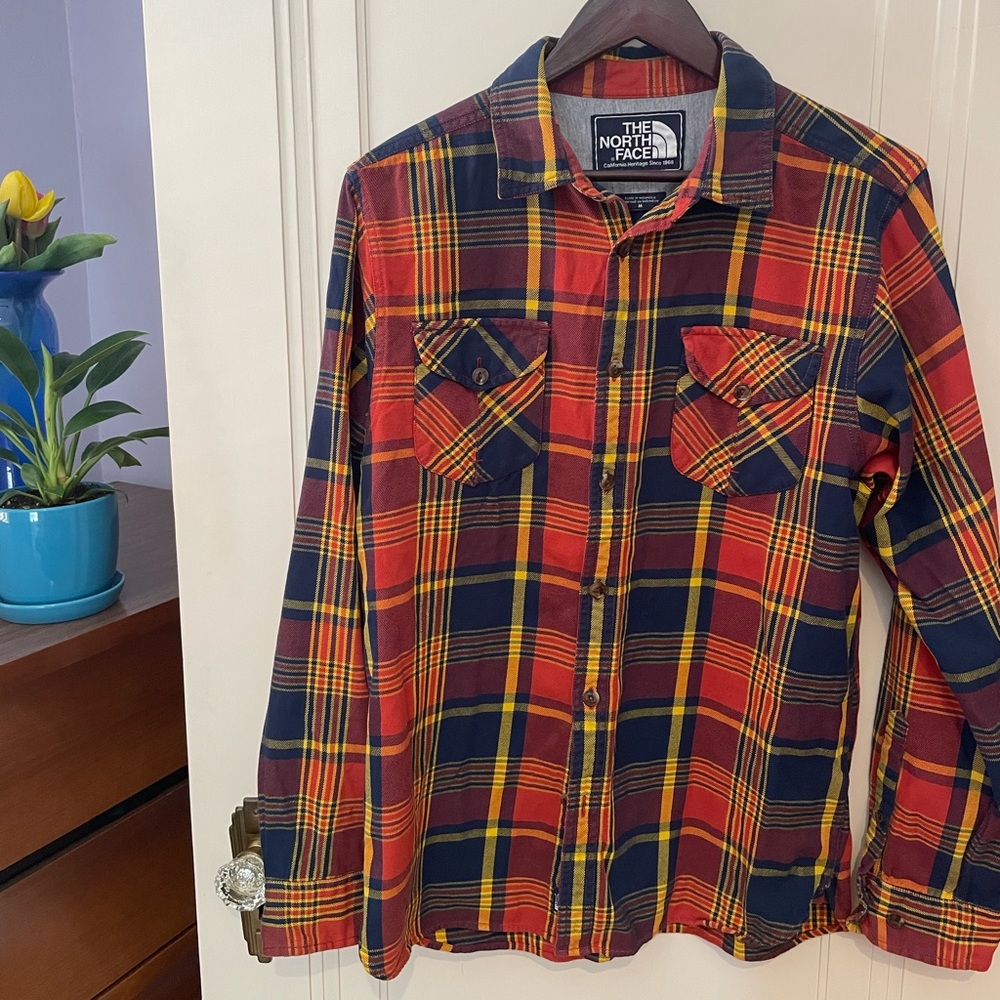 North Face flannel shirt